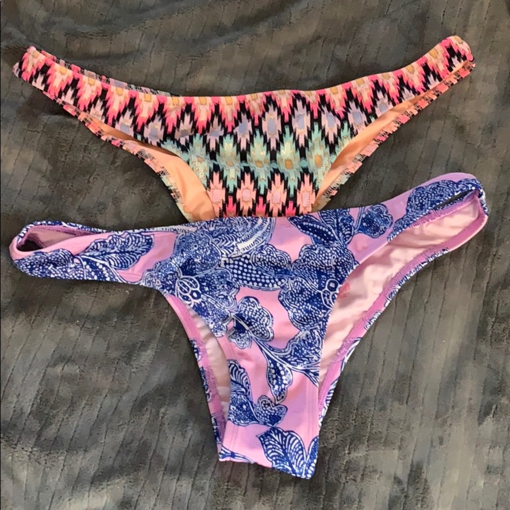 2 pairs of Victoria's Secret Itsy swim bottoms M